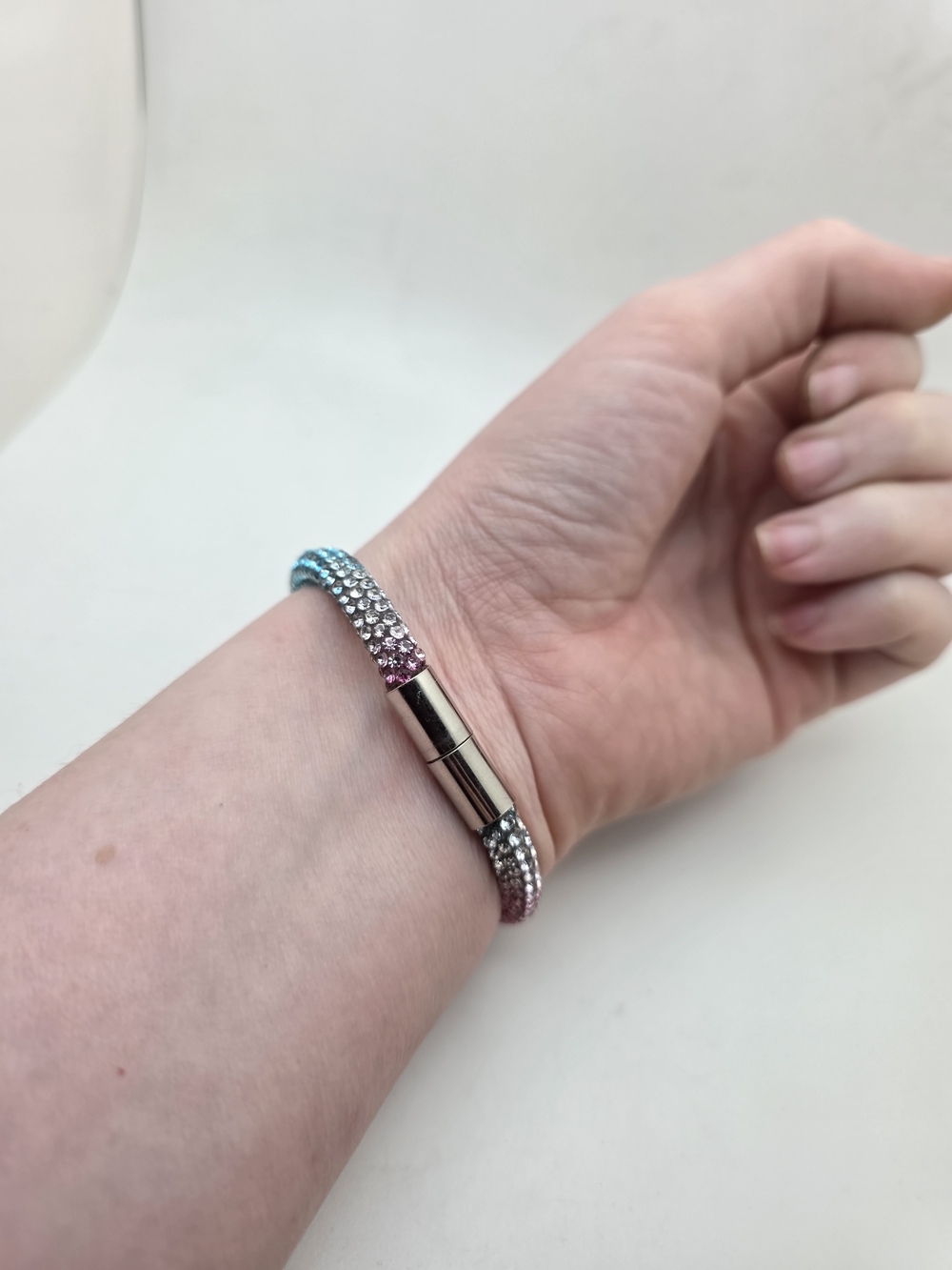 Rainbow Rhinestone Bracelet - Picture 2 of 4